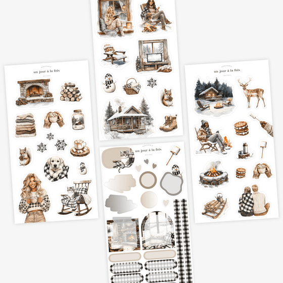 Autocollants Chalet cozy