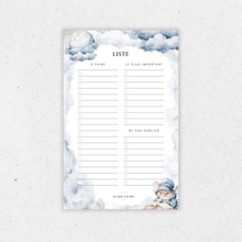  Bloc-note Liste de minuit