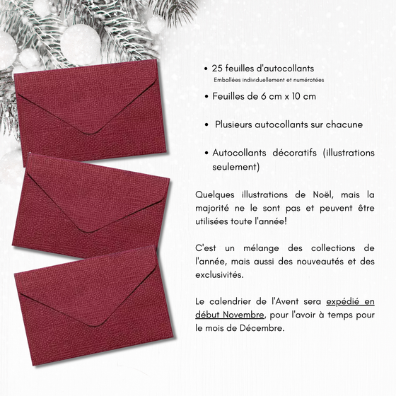 Calendrier de l'Avent 2025