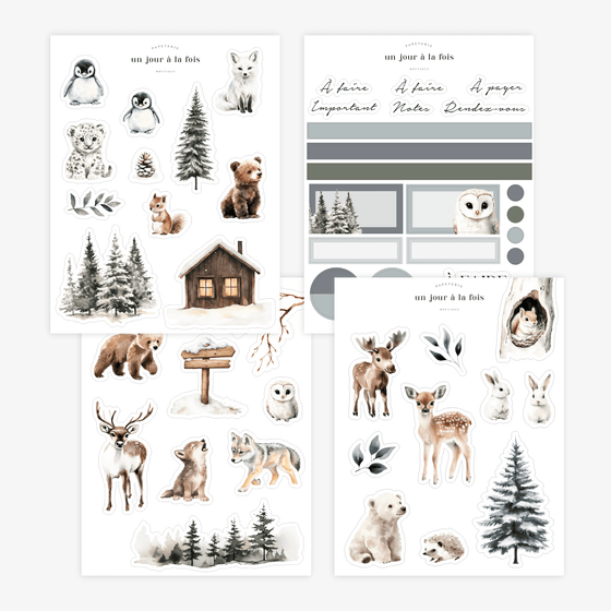 Autocollants Refuge nordique