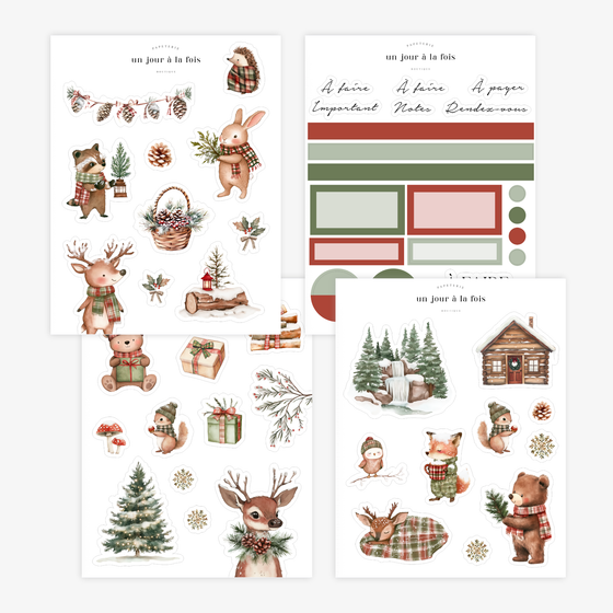 Autocollants Forêt de pins