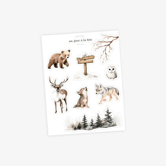 Autocollants Refuge nordique