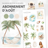 Abonnement d'autocollants mensuel