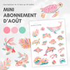 Monthly sticker subscription