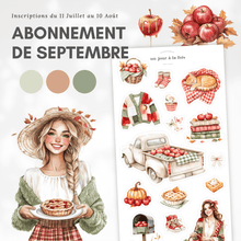  Abonnement d'autocollants mensuel