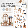 Abonnement d'autocollants mensuel