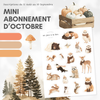 Monthly sticker subscription