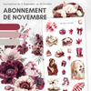 Monthly sticker subscription