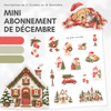 Mini abonnement d'autocollants mensuel