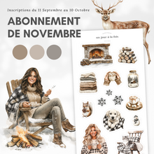  Abonnement d'autocollants mensuel