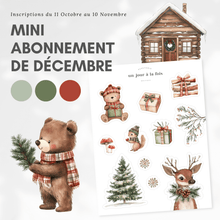  Mini abonnement d'autocollants mensuel