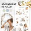 Abonnement d'autocollants mensuel