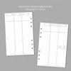 Agenda hebdomadaire Productivité