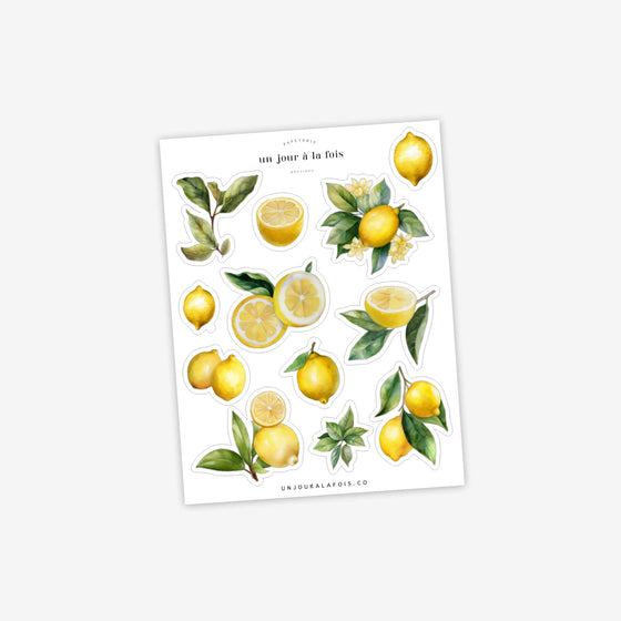 Autocollants Citrons