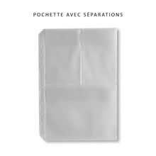  Pochettes givrée avec séparations