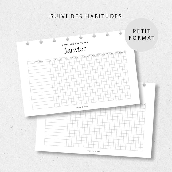 Suivi des habitudes | Petit format