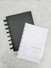Refillable Lined Notebook | Vegan leather cover