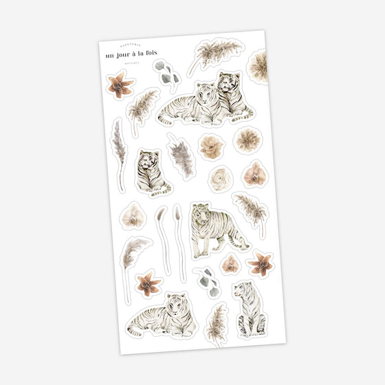 Tigers and pampas stickers