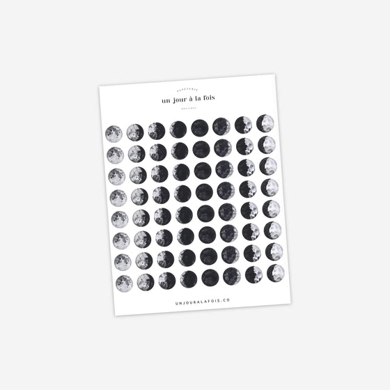 Lunar Phases Stickers