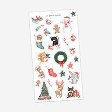  Watercolor Christmas Stickers
