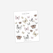  Pastel Butterflies Stickers