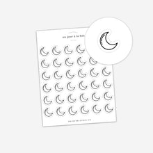  Moon Icon Stickers