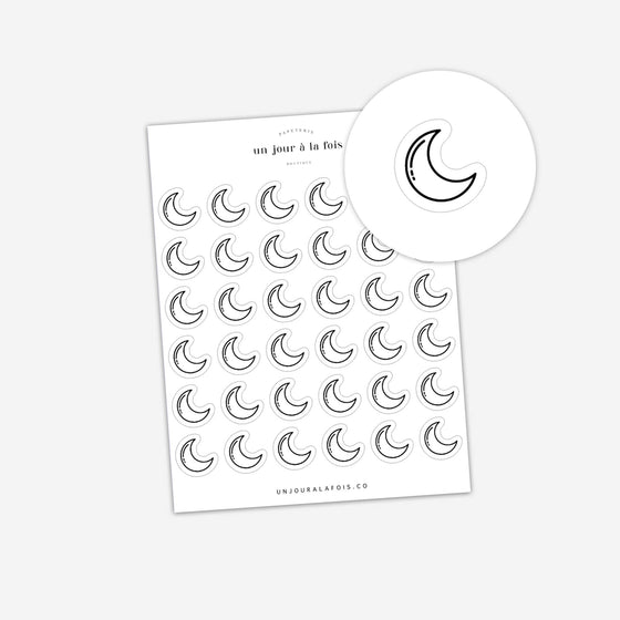 Moon Icon Stickers