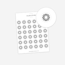  Sun Icon Stickers