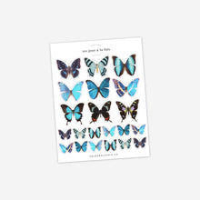 Blue Butterflies Stickers